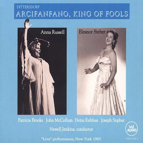 CD cover featuring portraits of opera singers Anna Russell and Eleanor Steber.