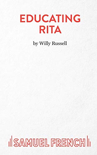 White book cover with red text: "Educating Rita" by Willy Russell.