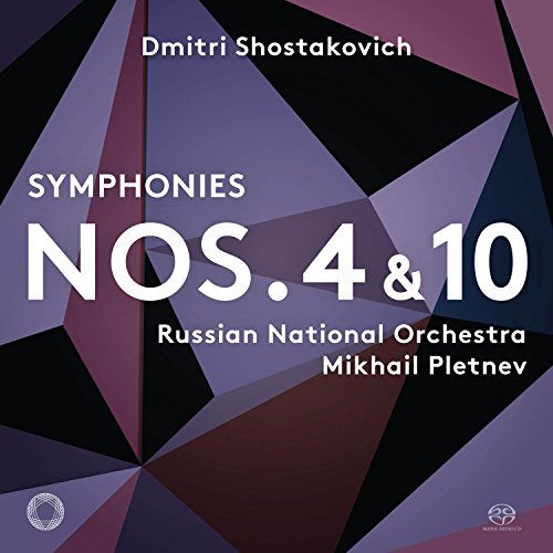 CD cover for Shostakovich symphonies by the Russian National Orchestra.