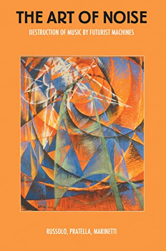 Book cover with abstract painting of blue, orange, and white shapes.