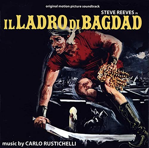CD cover for "Il Ladro Di Bagdad" soundtrack, featuring a painted figure.