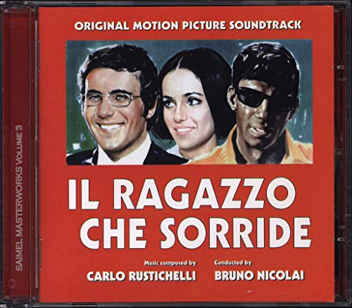 CD cover for “Il Ragazzo Che Sorride” soundtrack, featuring three portraits.