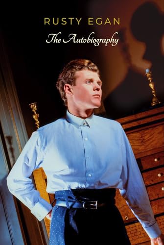 Book cover featuring Rusty Egan, a portrait of a man in a shirt.
