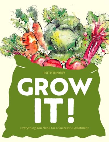 Book cover with watercolor vegetables and the title "Grow It!".