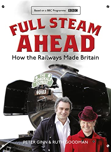 Book cover featuring a steam train and two people standing in front.