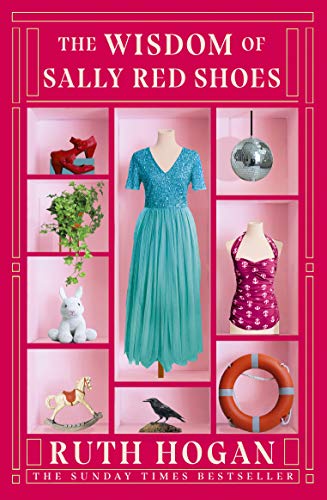 Book cover with pink background and various objects displayed in cubbies.