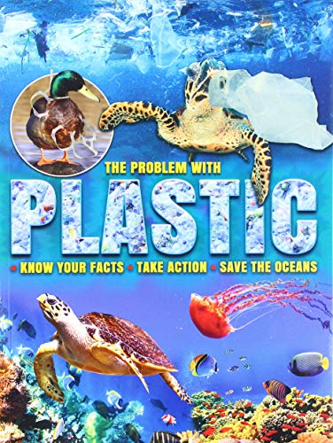 Book cover depicting marine life impacted by plastic pollution.