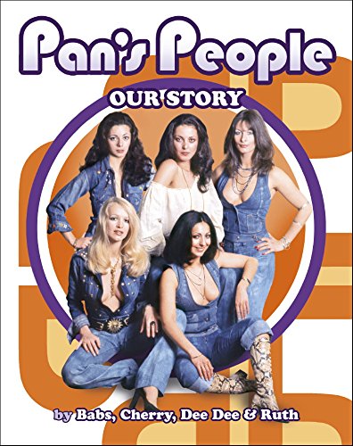 Book cover featuring five women in denim, titled "Pan's People: Our Story".