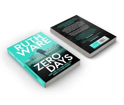 Front and back cover of the book Zero Days by Ruth Ware.
