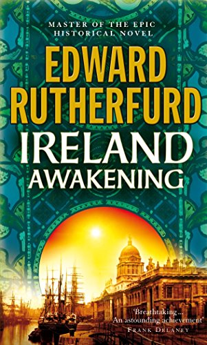 Book cover with "Ireland: Awakening" title, featuring a harbour scene and ornate design.