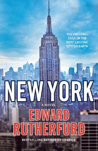 Book cover featuring the Empire State Building and the title "New York".