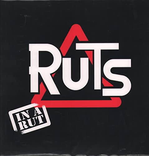 Black album cover with white "RUTS" text and a red triangular design.