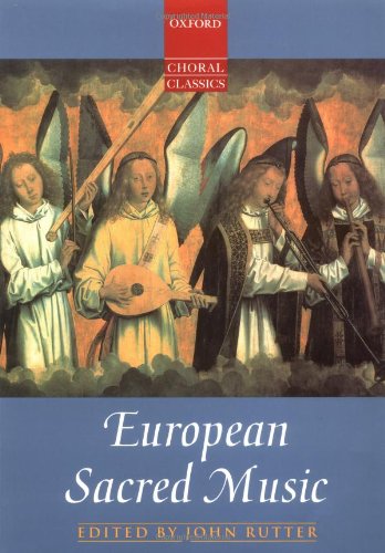 Sheet music cover depicting Renaissance angels playing instruments.