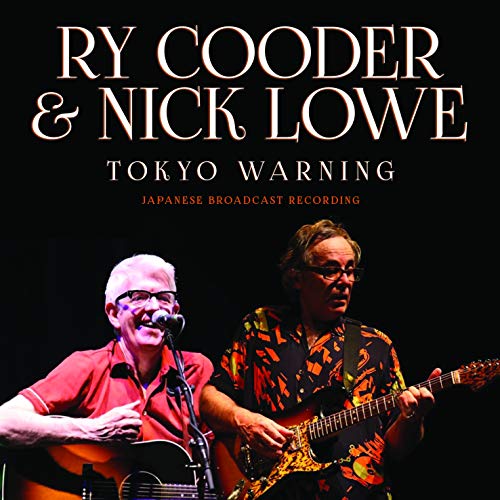 Ry Cooder and Nick Lowe performing with guitars, album cover.