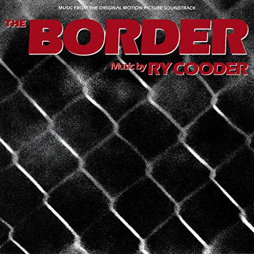 CD cover for "The Border" soundtrack by Ry Cooder, wire fence background.