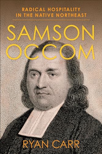 Book cover featuring a portrait of Samson Occom, a Native American preacher.