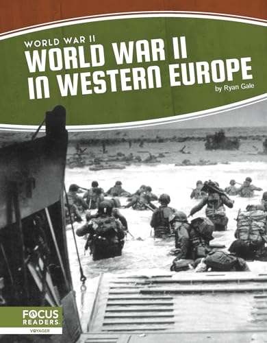 Book cover: soldiers landing on a beach during World War II.