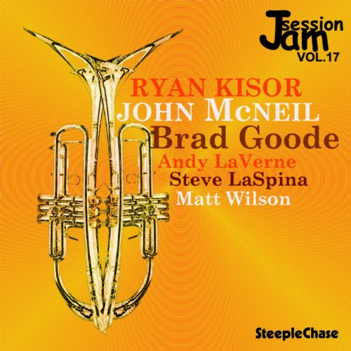 CD cover for "Jam Session Vol. 17" featuring a golden trumpet illustration.