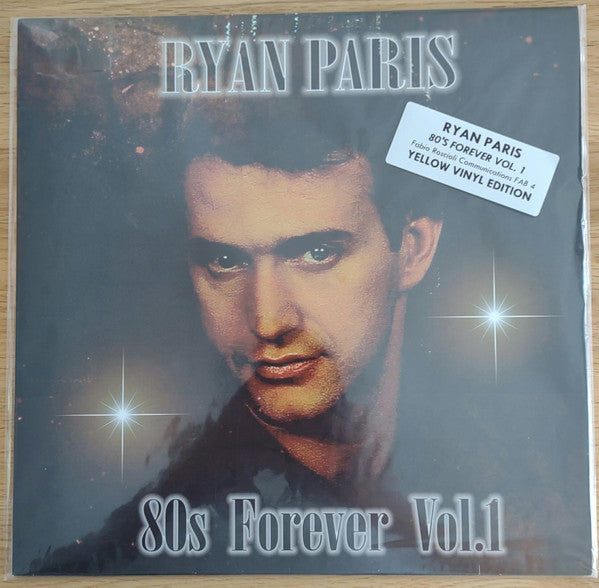 Vinyl record cover featuring Ryan Paris, with yellow color scheme.