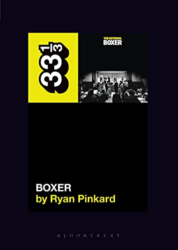 Book cover titled The National's Boxer by Ryan Pinkard with a black and white photo.