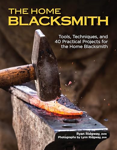Book cover featuring a blacksmith’s hammer striking glowing metal on an anvil.