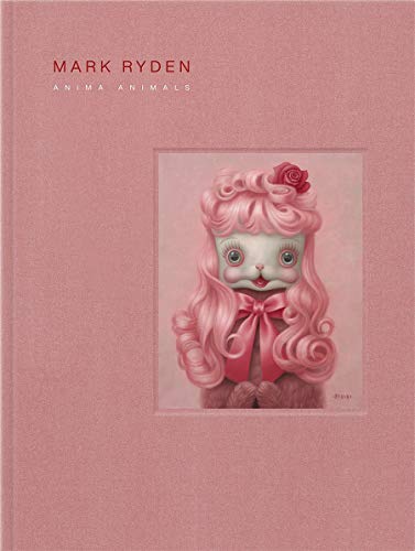 Book cover featuring a pink, doll-like animal with large eyes.