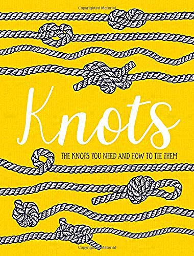Yellow book cover with the title "Knots" and rope illustrations.