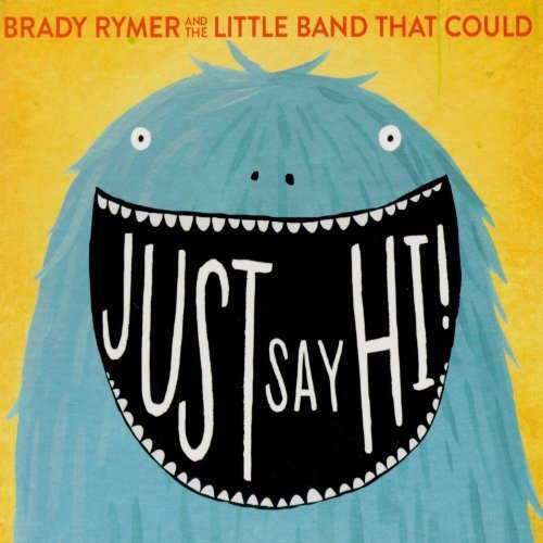 CD cover: blue monster with open mouth saying "Just Say Hi!".