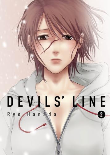 Devils' Line 2" manga cover featuring a young woman with a facial scar.