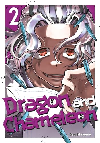 Manga volume cover with a young man and floating chameleon-like creatures.