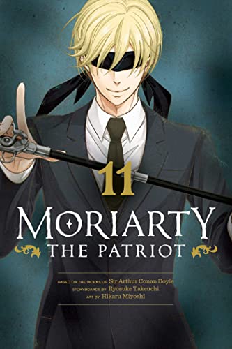 Manga cover featuring a blonde man in a suit wearing a black blindfold.