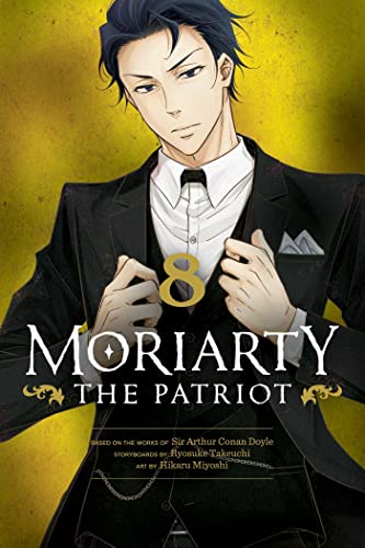 Manga cover featuring a man in a black suit against a gold background.