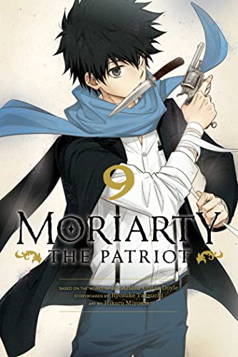 Manga cover featuring a young man with a scarf holding a knife and revolver.