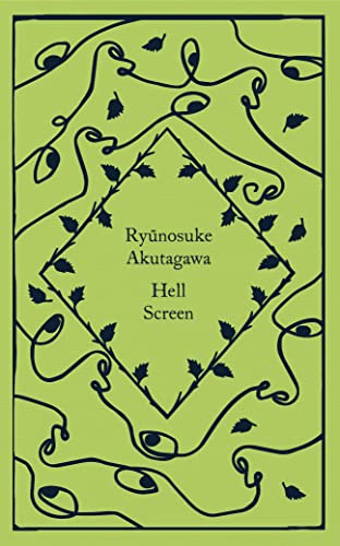 Book cover with a light green background, dark vine illustrations, and central diamond text.