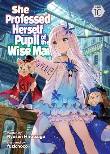 Light novel cover with a young woman, a cat, and a cityscape.