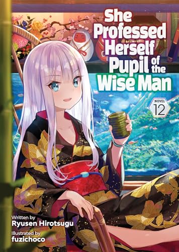 Light novel cover featuring a young woman with long white hair in a kimono.