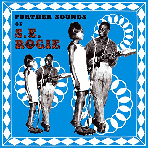 Album cover featuring S.E. Rogie and a woman performing against a blue background.