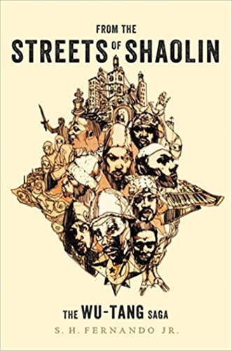 Book cover: “From The Streets Of Shaolin” with illustrated portraits.