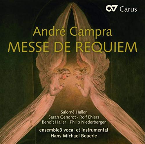 CD cover for Campra’s Messe de Requiem featuring angelic figures.