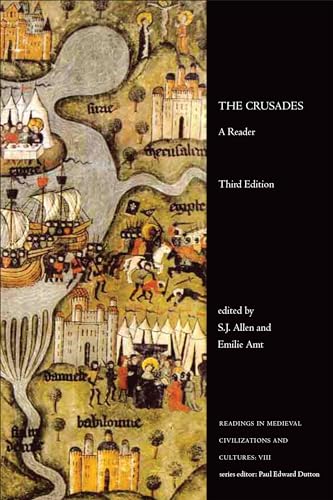 Book cover: "The Crusades: A Reader," featuring medieval illustration.