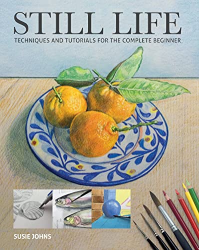 Book cover featuring a colored pencil drawing of three oranges on a patterned plate.