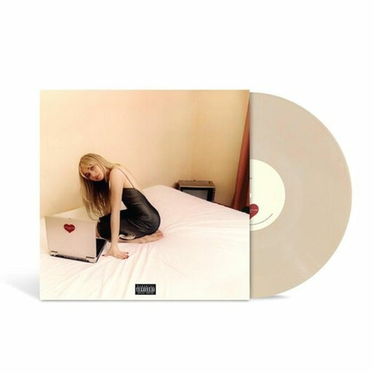 Sabrina Carpenter vinyl record with a woman on the cover.