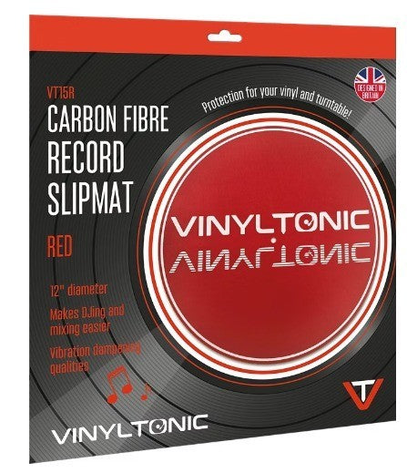 Vinyl Tonic Carbon Fibre Slipmat (Red)