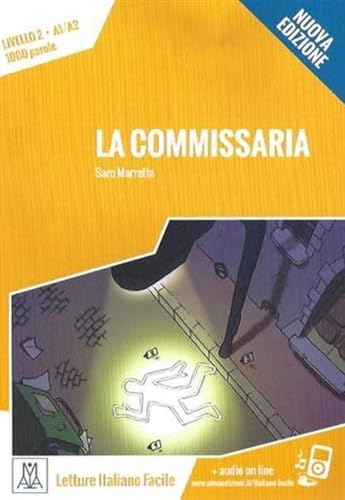 Italian language learning book cover with a chalk outline of a body.