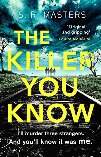 Book cover: “The Killer You Know” with figures on train tracks.