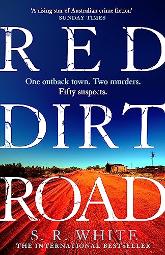 Book cover for “Red Dirt Road” featuring a rural Australian landscape.