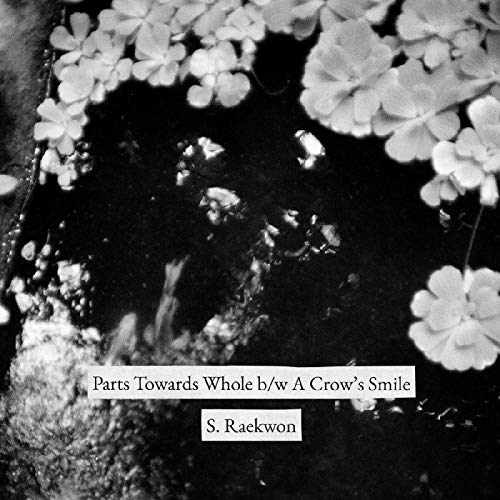Black and white album cover featuring flowers and text by S. Raekwon.