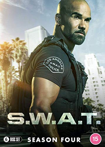 S.W.A.T. Season 4 DVD cover featuring a police officer in tactical gear.