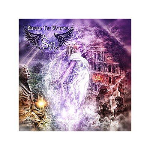 CD cover art: woman with glowing energy, ruins, and shadowed figures.