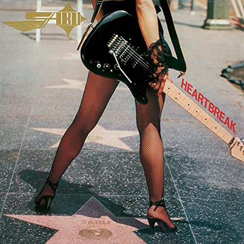 Album cover: person with guitar, fishnet stockings, and Hollywood Walk of Fame.